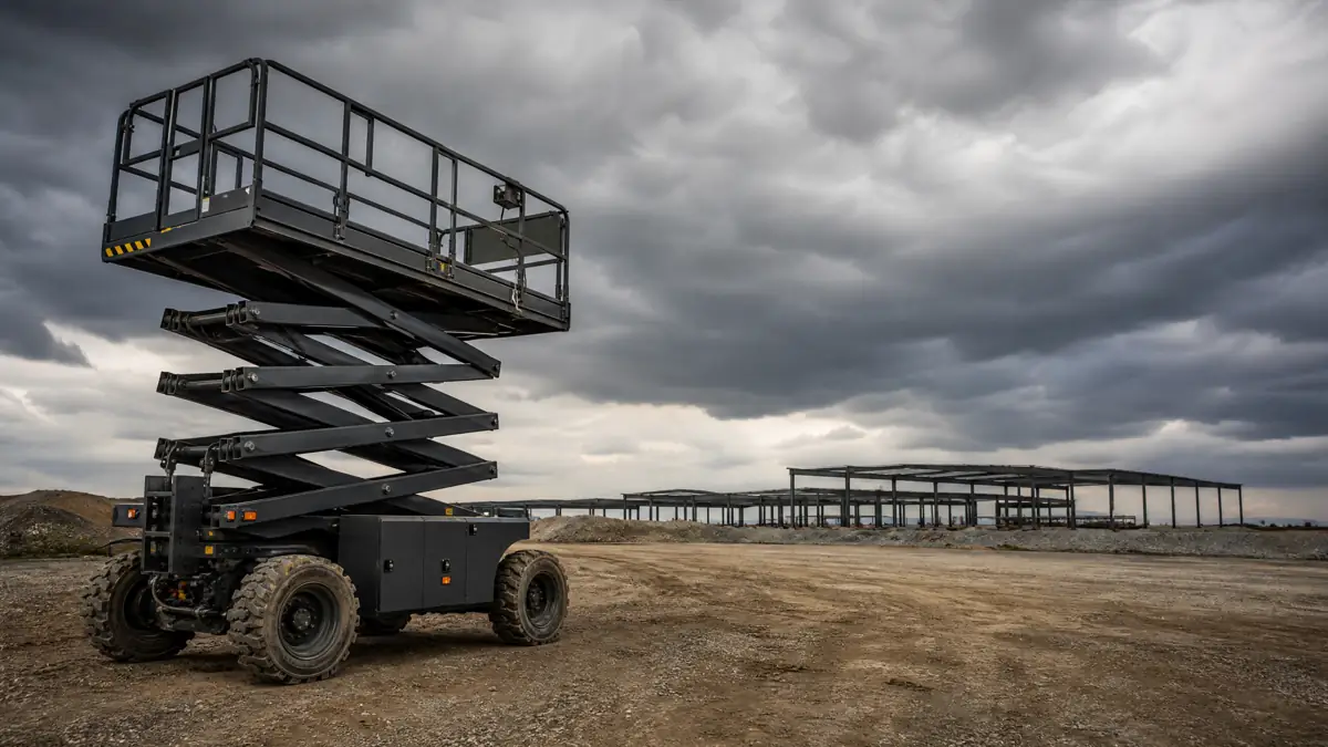 Rough Terrain Scissor Lifts jobsite access in Oklahoma City